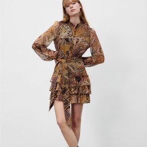 Zara printed dress 2329/687